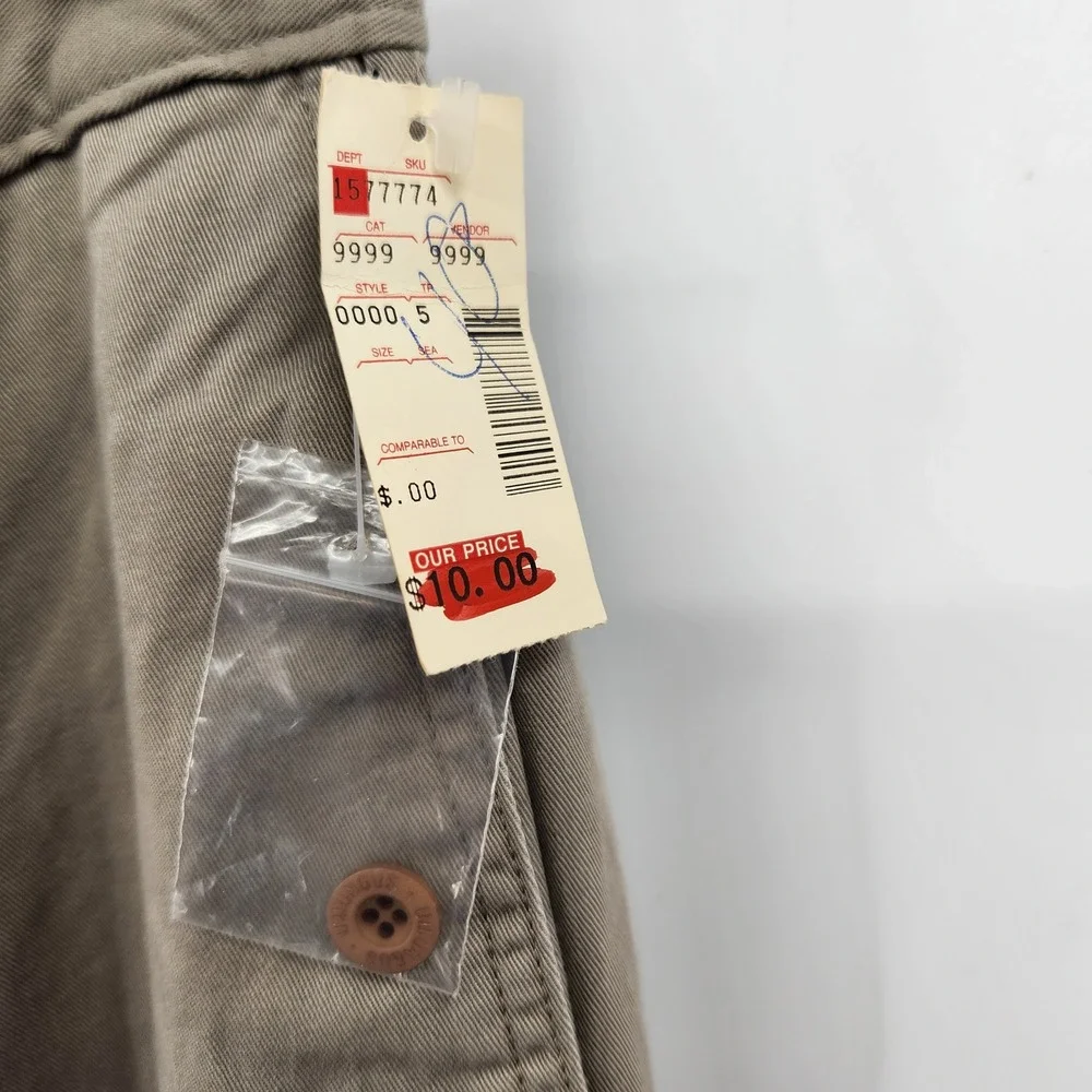 NWT Vintage Introspect Umungus Baggy Khaki Pants 90s Skate Streetwear 34x34 Y2K